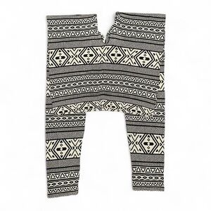 Black and Tan Patterned Leggings